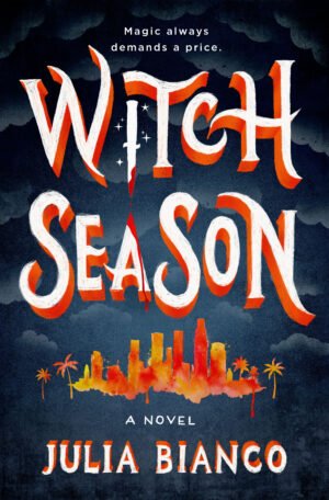Witch Season cover, showing the title "Witch Season" over a dark cloudy background with a cityscape below.